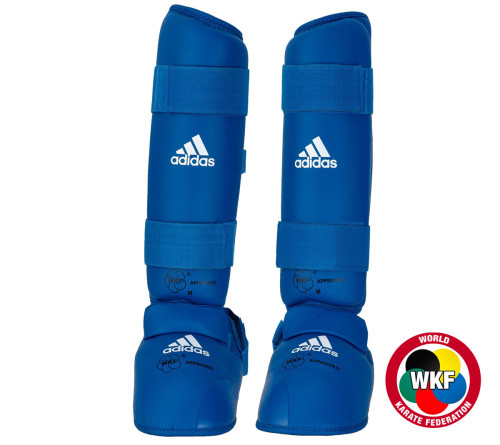 Защита голени и стопы для каратэ 661.35 WKF Adidas